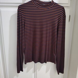 Striped Long Sleeve Dress